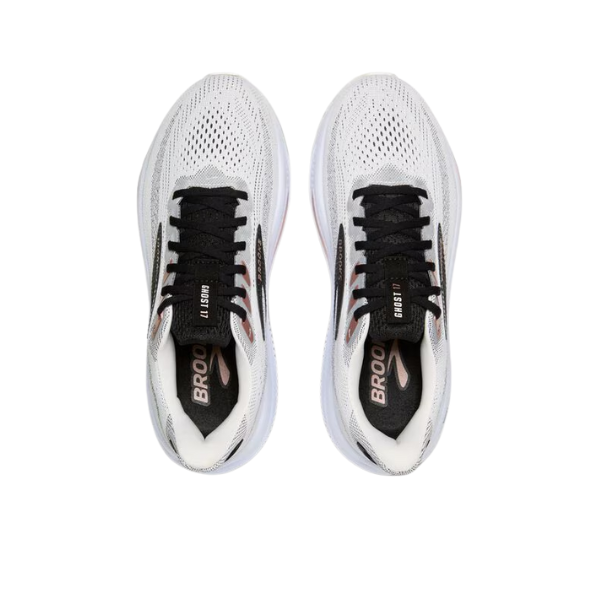 Brooks Women's Ghost 17 Wide White/Black 120431-105_