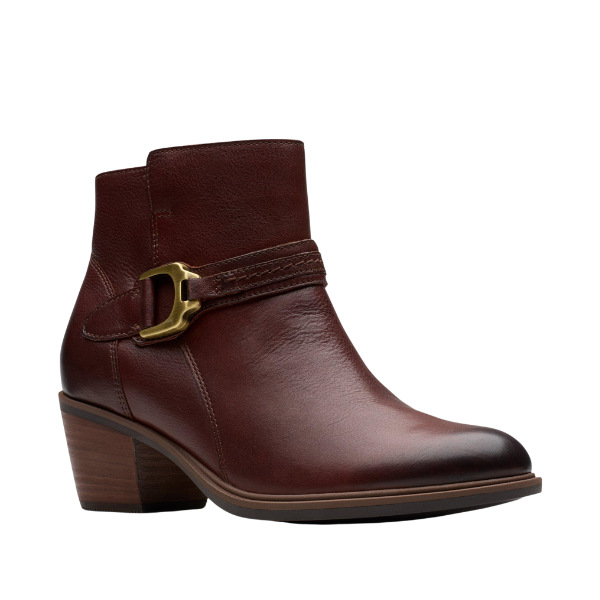 Clarks Women s Neva Buckle Boots British Tan in Size 10