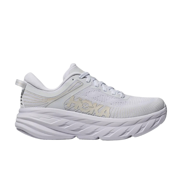 HOKA Women's Bondi 7 (Wide Width) White