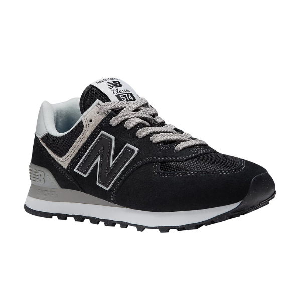 New Balance Women s 574 Core Black White Size 7