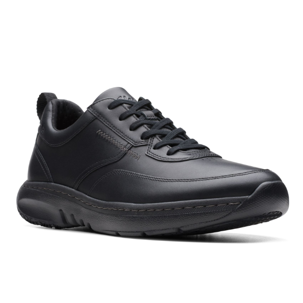 Clarks Pro Lace cuero negro para hombre