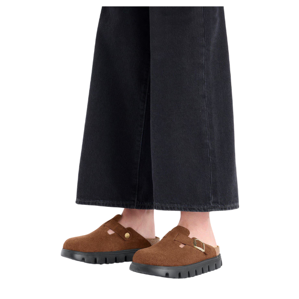 Birkenstock Women's Boston Chunky Dark Tea