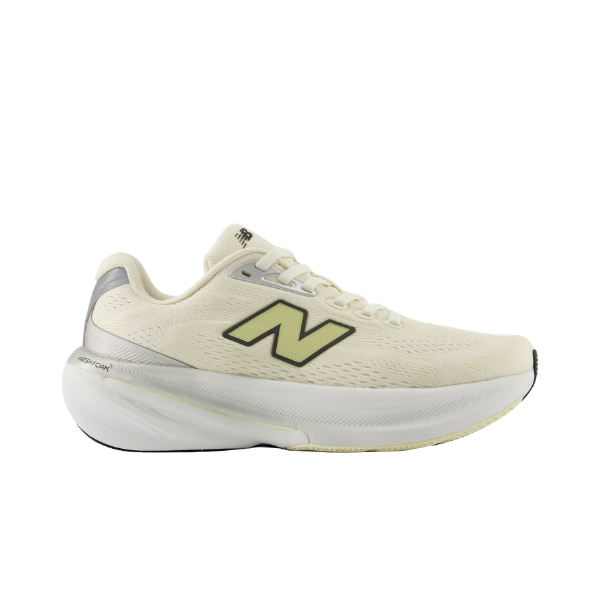 NEW BALANCE Women's 860V15 running shoes in yellow/white with Fresh Foam X and black logo accents.