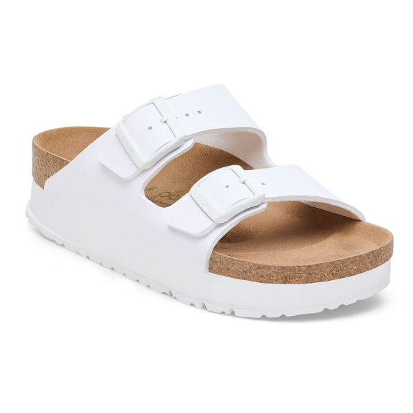 Birkenstock Women s Arizona Platform White 39