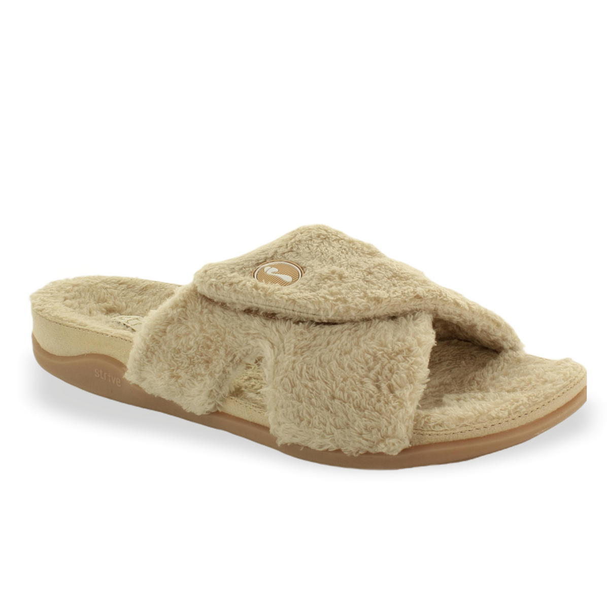  SLIPPER サイズ9 ベージュ Strive Women's Zoey Nude – Lucky Feet Shoes
