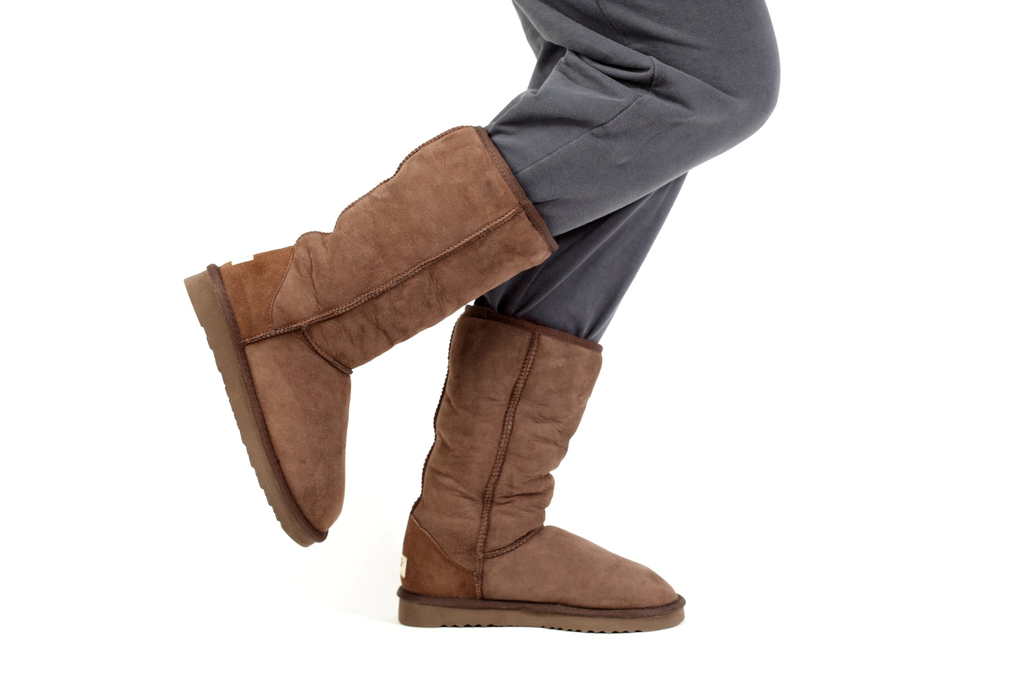 Woman wearing uggs