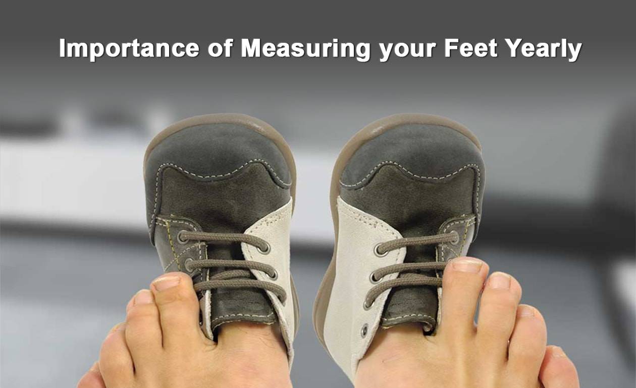 Importance of Measuring your Feet Yearly