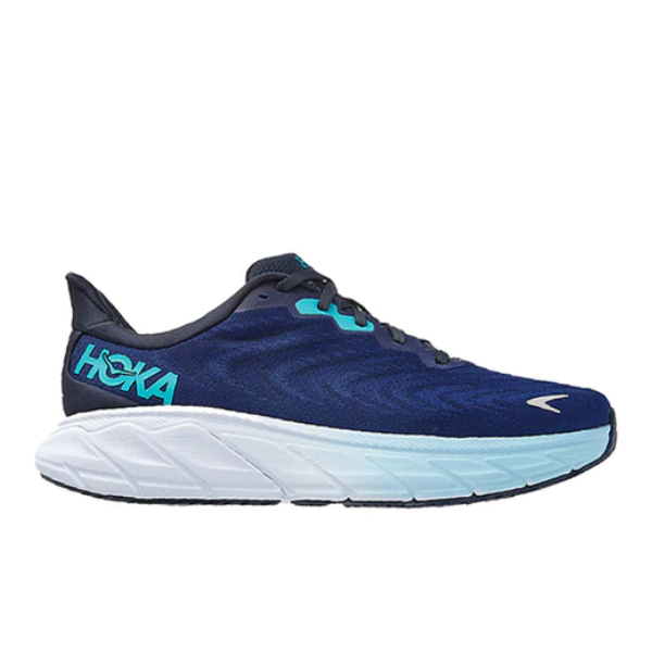 HOKA Men's Arahi 6 Wide Outer Space/Bellwether Blue