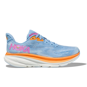 HOKA Women's Clifton 9 Wide Airy Blue/Ice Water
