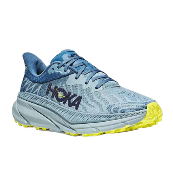 HOKA Herren Challenger ATR 7 Wide Stone Blue/Evening Primrose