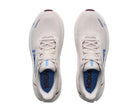 HOKA Men's Arahi 9 Stucco/Grout running shoe, grey H-Frame midsole and tonal laces, side profile view.