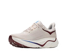 HOKA Men's Arahi 9 Stucco/Grout running shoe, engineered mesh upper and cushioned collar, top view.