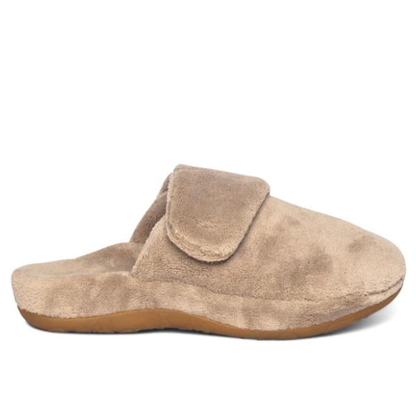 Aetrex Damen Mandy Slipper Kaffee