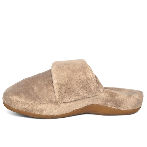 Aetrex Damen Mandy Slipper Kaffee