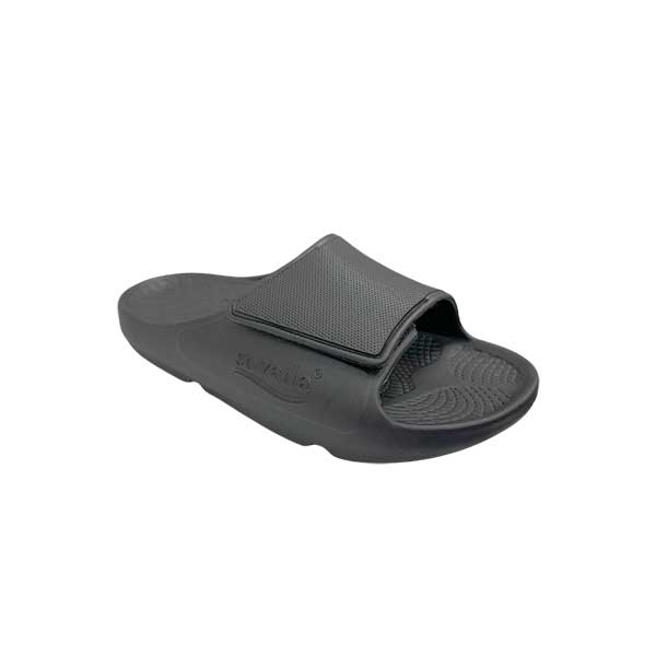 Sovella Sandal Velcro Gray shoes on third quarter photo