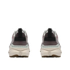 Rear view of CLARKS Women's Pace Trail Go Wide Mauve Combi waterproof hiking shoe with cushioned heel support.