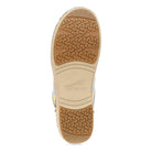 Outsole of the DANSKO Women's XP 2.0 Butter Patent clog, patented slip-resistant rubber tread.
