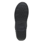 DANSKO Women's XP 2.0 Clog Black Glitter, slip-resistant rubber outsole tread pattern, bottom view.