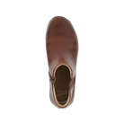 Top view of the Dansko Women's Sherry Cinnamon, a slip-resistant boot with side zipper and arch support.