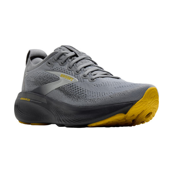 Brooks Glycerin ランニングシューズ グレー/イエロー Brooks Men's Adrenaline GTS 25 Wide Grey – Lucky Feet Shoes