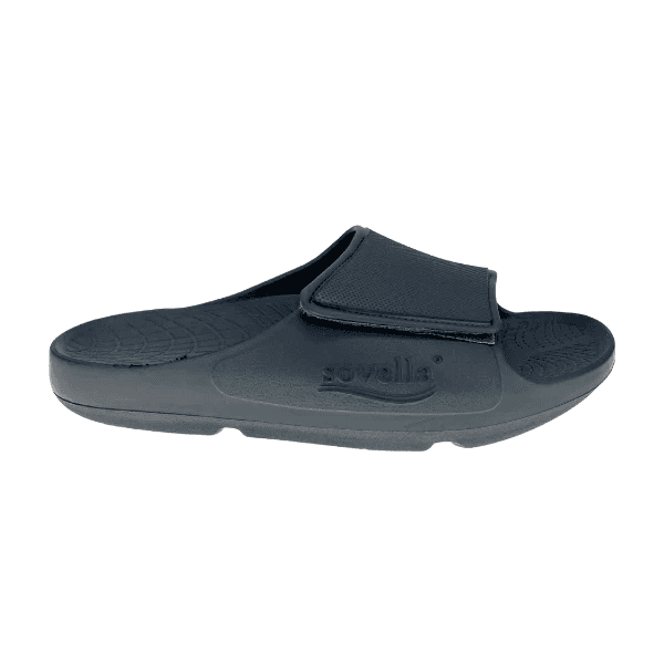 Oofos black recovery slide sandal