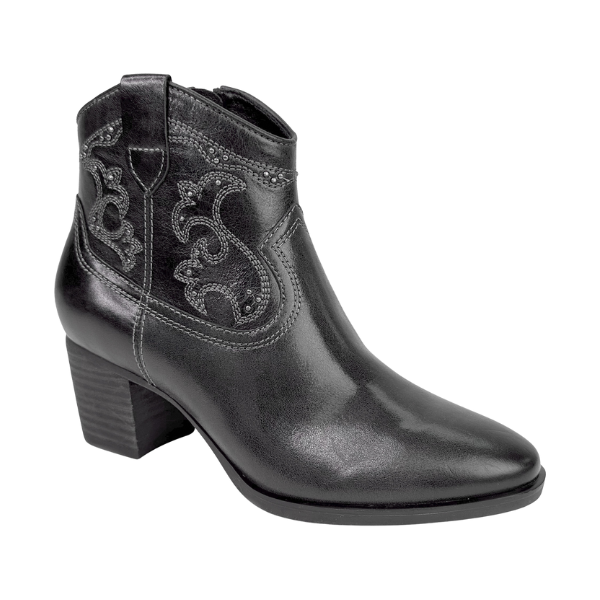 Aetrex Reagan Water-Resistant Arch-Support Western Boot - Black Aetrex Reagan Water-Resistant Arch-Support Western Boot - Black