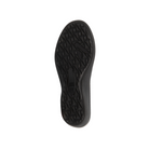 The image shows the black sole of the ARCOPEDICO Arcopedico Womens Paluma Bronze boot, featuring a textured, geometric pattern for grip, viewed from the bottom against a white background.