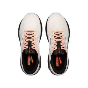 Brooks Women's Ghost 16 Ecru/Orange/Black