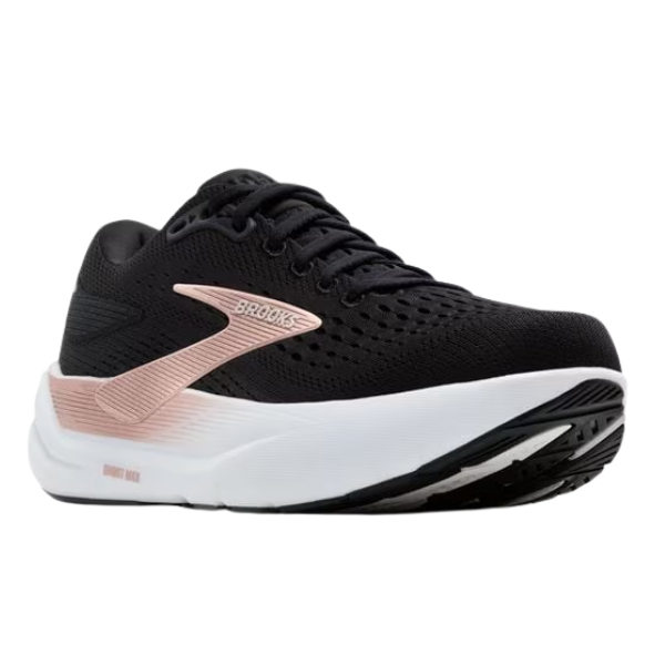 nike air max for plantar fasciitis Brooks Women's Ghost Max 3 Wide Black/Black/Rose Gold / 8 / D