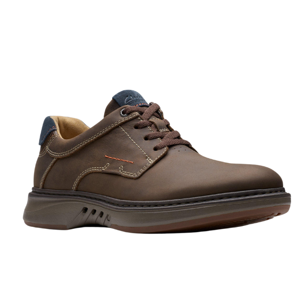 Clarks Men's UnBriley Pace Wide Brown Lucky Feet Shoes Clarks Men's UnBriley Pace Wide Brown Lucky Feet Shoes