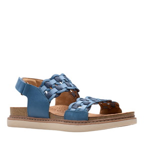 Clarks Women's Arwell Glide Wide Blue