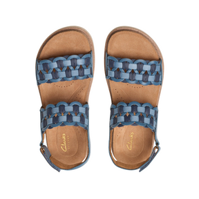 Clarks Women's Arwell Glide Wide Blue