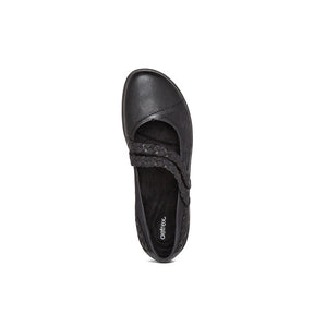 Aetrex Womens Annie Mary Jane Black