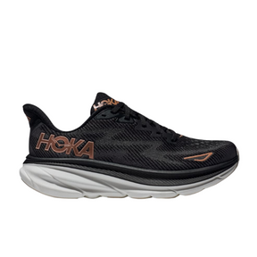 HOKA Women's Clifton 9 Wide Black/Gold