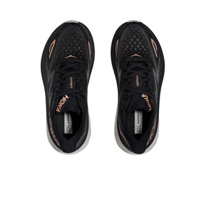 HOKA Women's Clifton 9 Wide Black/Gold