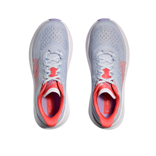 HOKA Women's Mach 6 Wide Grey/Orange
