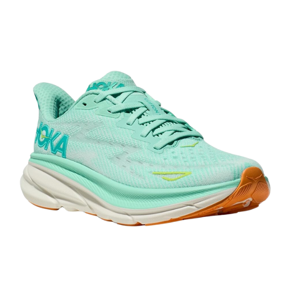 HOKA Women's Clifton 9 Seafoam/Aqua Breeze