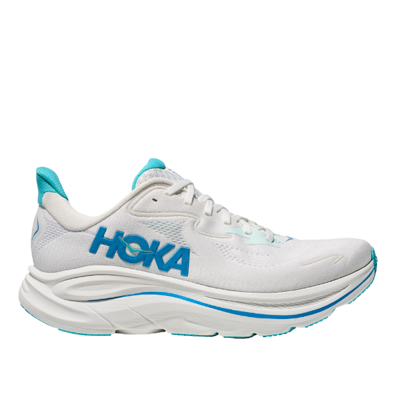 Hoka Men's Clifton 10 Wide White/Blue