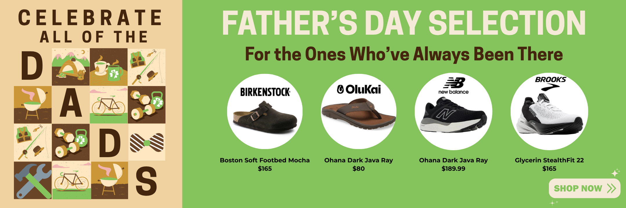 Father's Day Shoes Web Banner