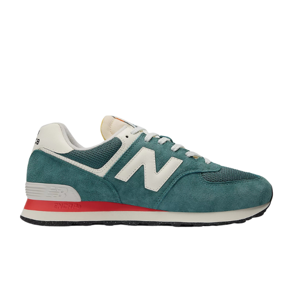 New Balance Unisex's 574 New Spruce/Sea Salt