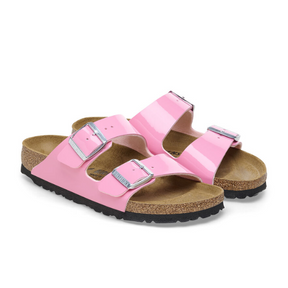 Birkenstock Women's Arizona Birko-Flor Patent Pink/Patent Candy Pink