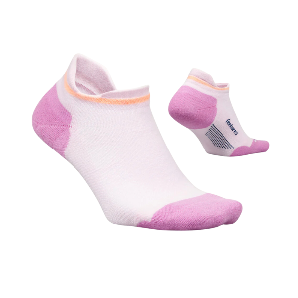 Feetures Elite Max Cushion No Show Tab Pink