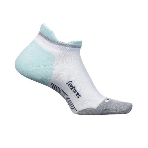 Feetures Elite Max Cushion No Show White/Blue