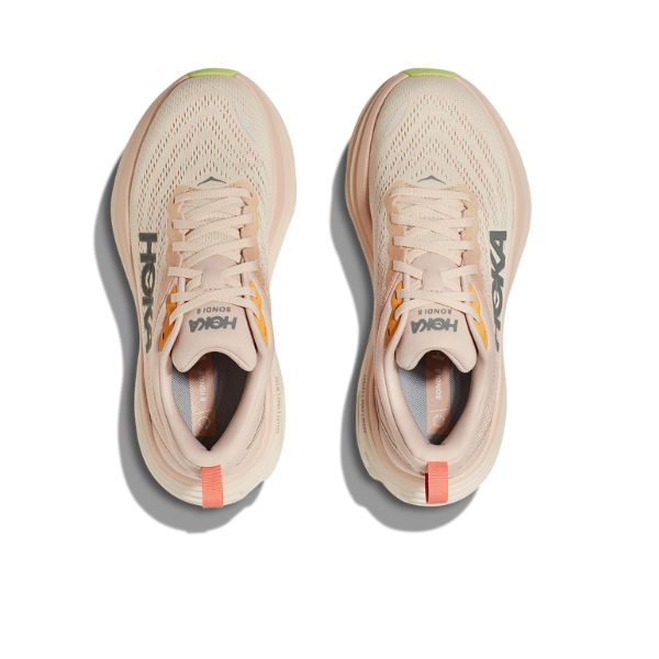 HOKA Women's Bondi 8 Wide Peach