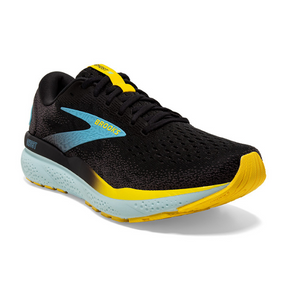 Brooks Men's Ghost 16 Black/Blue/Yellow