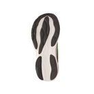 The image shows the sole of the NEW BALANCE Mens Fresh Foam X 1080v14 Wide Green/White running shoe, featuring a black and white wavy tread pattern with oval and curved shapes, photographed against a plain white background.