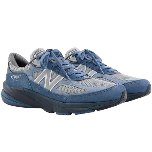 New Balance Unisex 990v6 Blue/Grey – Lucky Feet Shoes
