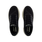 A top view of the New Balance Womens Fresh Foam X 1080v14 Black/White running shoes shows black uppers, white soles, black laces, and insoles labeled FRESH FOAM and NB 1080, identifying the NEW BALANCE 1080v14 model.