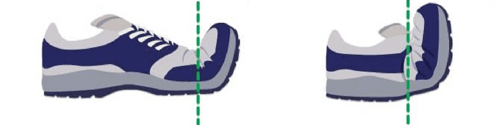 running shoe flexibility test