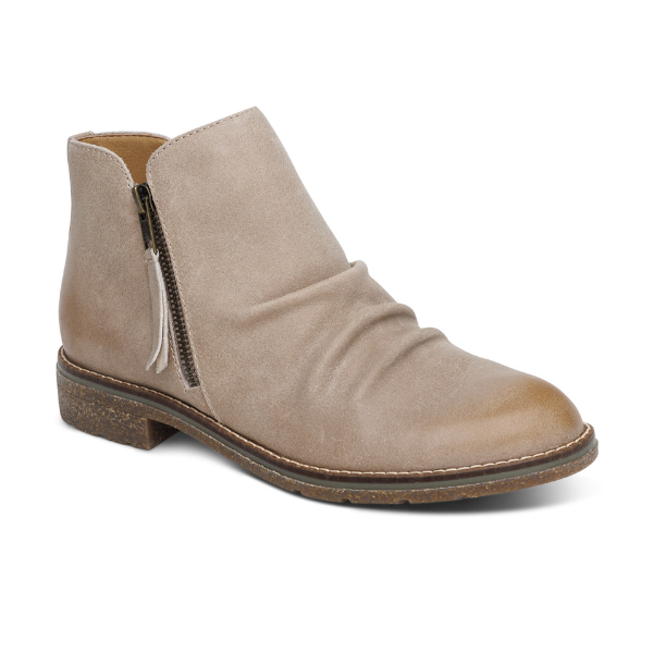 Aetrex Women's Mila Low Boot Taupe